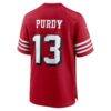 Brock Purdy San Francisco 49ers Nike Alternate Game Player Jersey - - Detail View