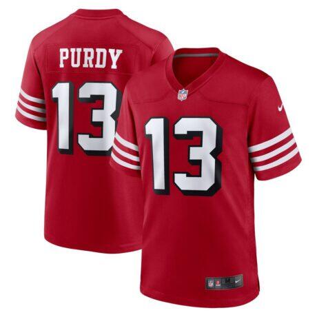 Brock Purdy San Francisco 49ers Nike Alternate Game Player Jersey - - Front View