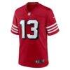 Brock Purdy San Francisco 49ers Nike Alternate Game Player Jersey - - Side View