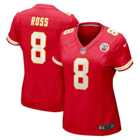 Justyn Ross Kansas City Chiefs Nike Women's Home Game Player Jersey - Red - Front View