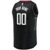 Houston Rockets Fashion7 Fast Break Replica Custom Jersey - Black - Detail View