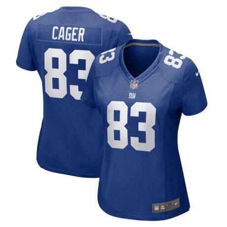 Lawrence Cager New York Giants Nike Women's Home Game Player Jersey - - Front View