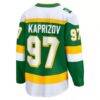 Kirill Kaprizov Minnesota Wild Fashion7 2023/24 Alternate Breakaway Jersey - Green - Detail View