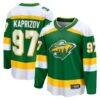 Kirill Kaprizov Minnesota Wild Fashion7 2023/24 Alternate Breakaway Jersey - Green - Front View