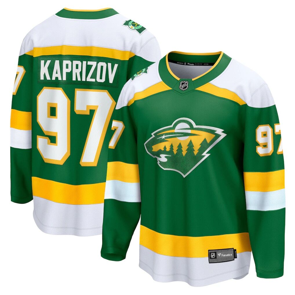 Kirill Kaprizov Minnesota Wild Fashion7 2023/24 Alternate Breakaway Jersey