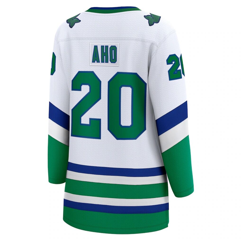 Sebastian Aho Carolina Hurricanes Fashion7 Women's Throwback Breakaway Jersey
