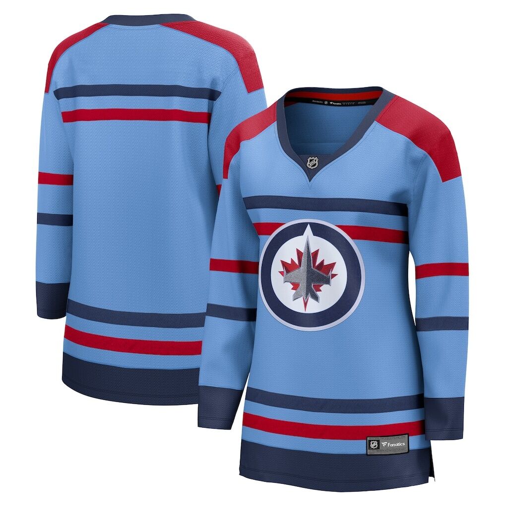 Winnipeg Jets Fashion7 Women's Alternate Anniversary Breakaway Jersey - Light Blue