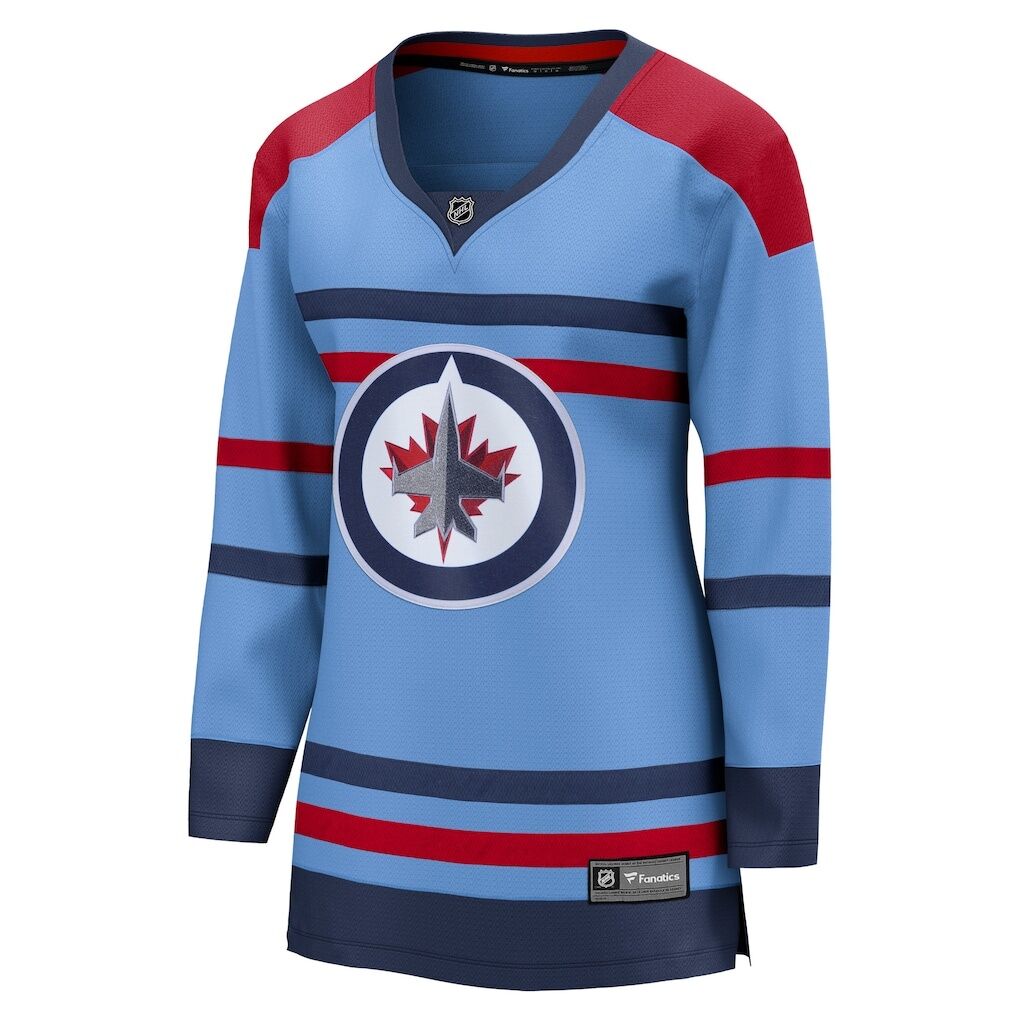 Winnipeg Jets Fashion7 Women's Alternate Anniversary Breakaway Jersey - Light Blue