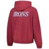 West Ham United Old English Oversized Raglan Pullover Hoodie - - Detail View