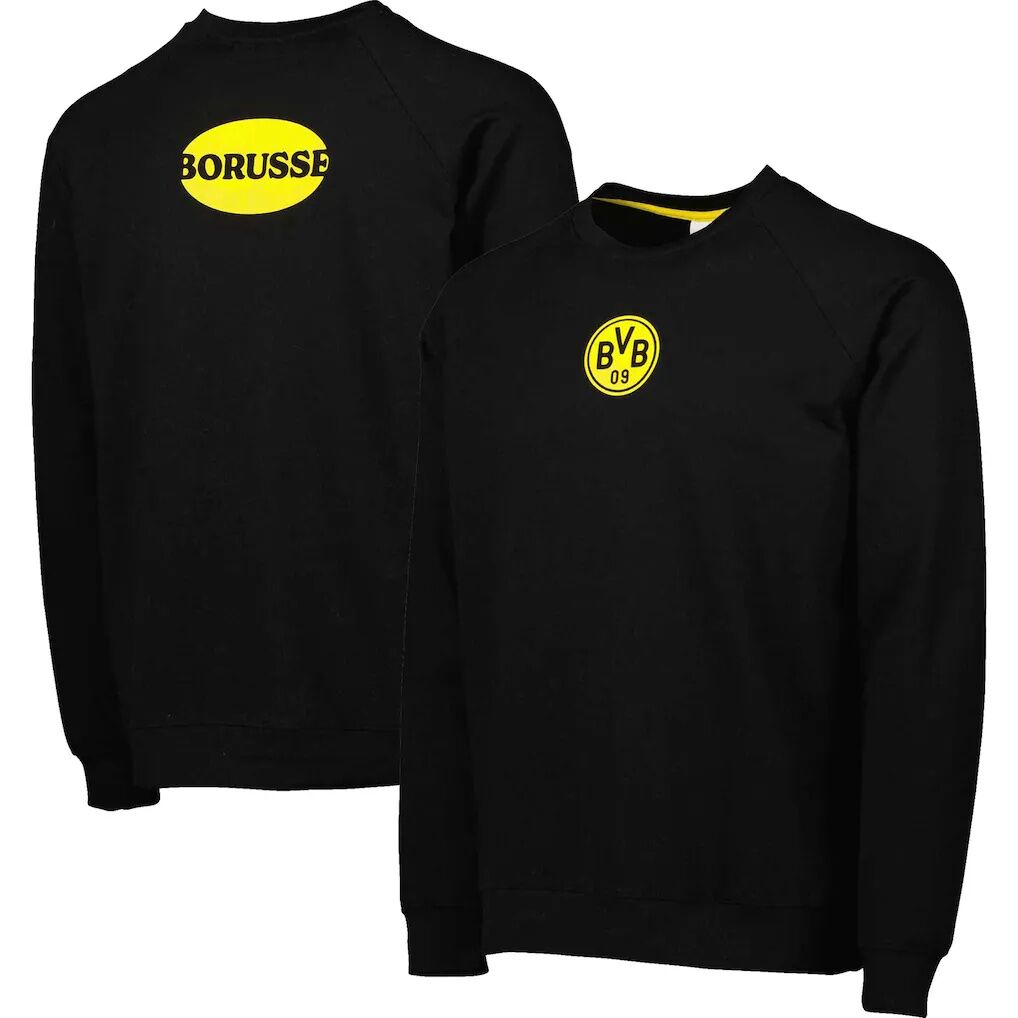 Borussia Dortmund Simplicity Leisure Raglan Pullover Sweatshirt
