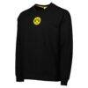 Borussia Dortmund Simplicity Leisure Raglan Pullover Sweatshirt - Black - Side View