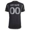 Nashville SC adidas 2023 Man In Black Kit Authentic Custom Jersey - Black - Detail View