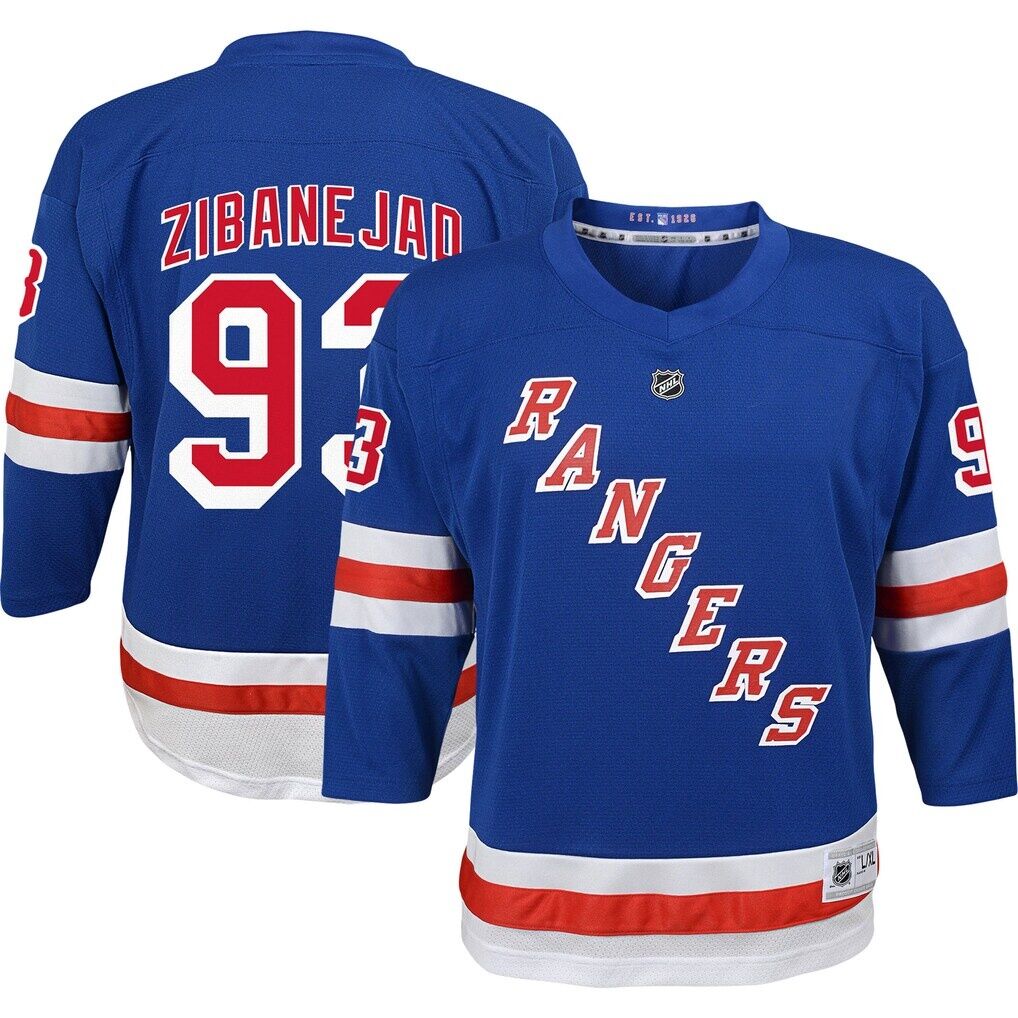 Mika Zibanejad New York Rangers Youth Alternate Replica Player Jersey