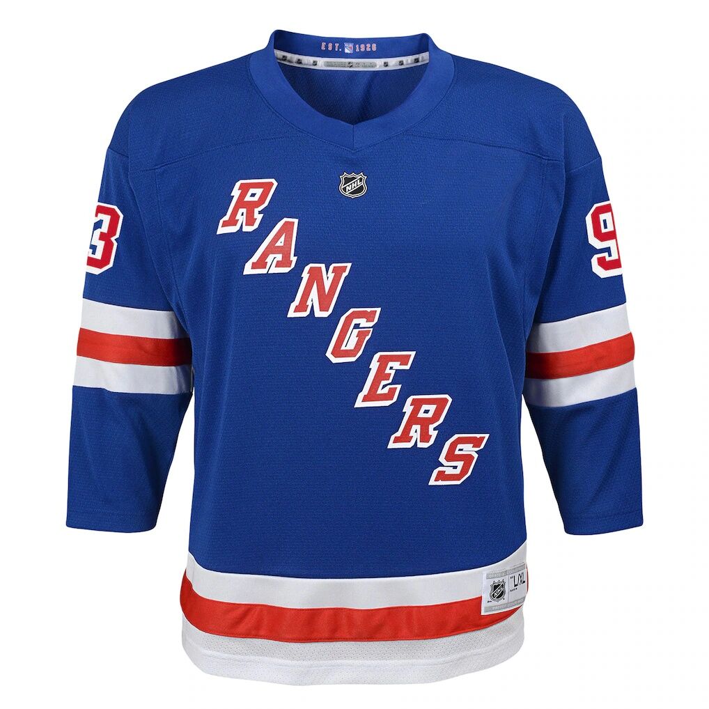 Mika Zibanejad New York Rangers Youth Alternate Replica Player Jersey