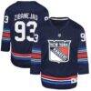Mika Zibanejad New York Rangers Youth Alternate Replica Player Jersey - Navy - Front View