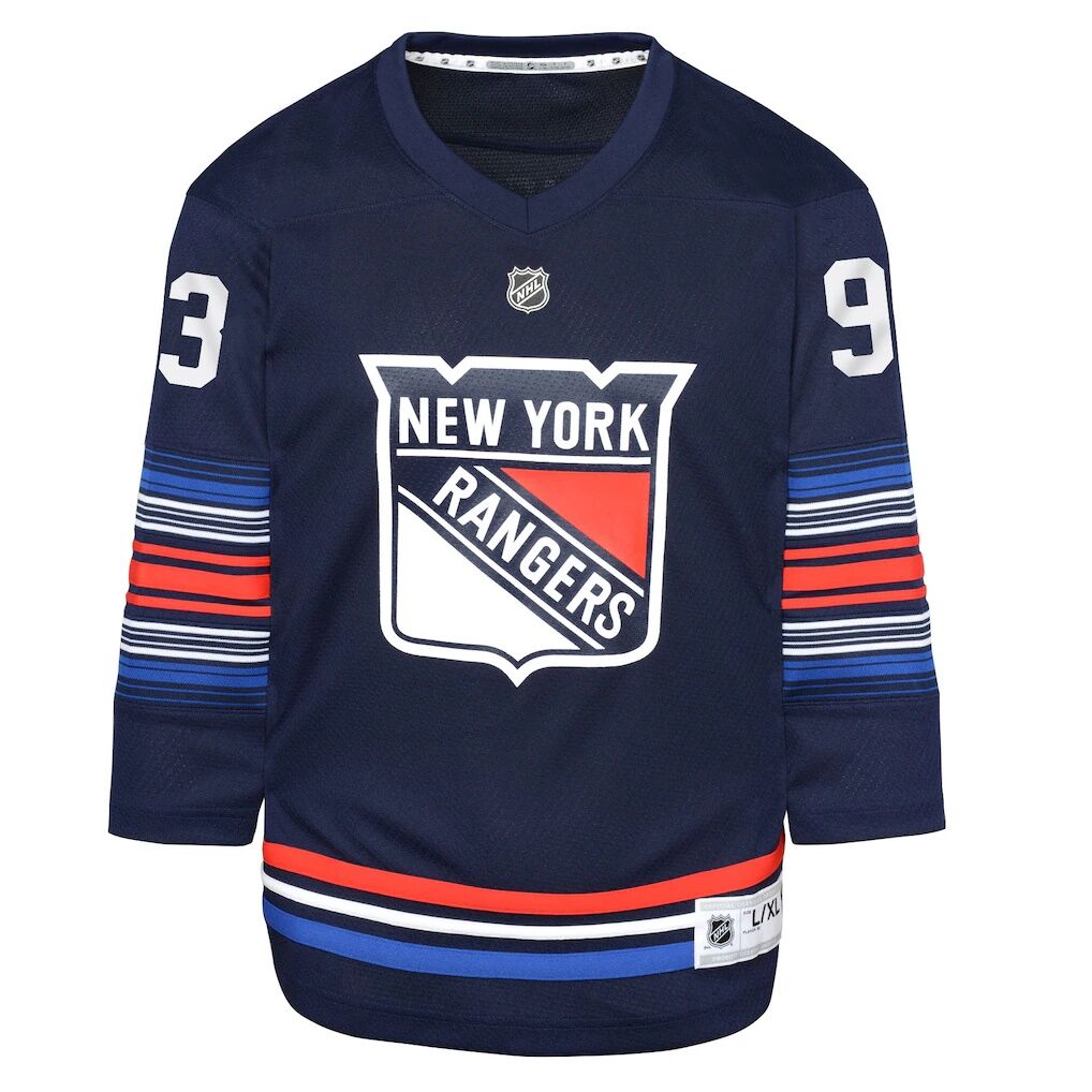 Mika Zibanejad New York Rangers Youth Alternate Replica Player Jersey