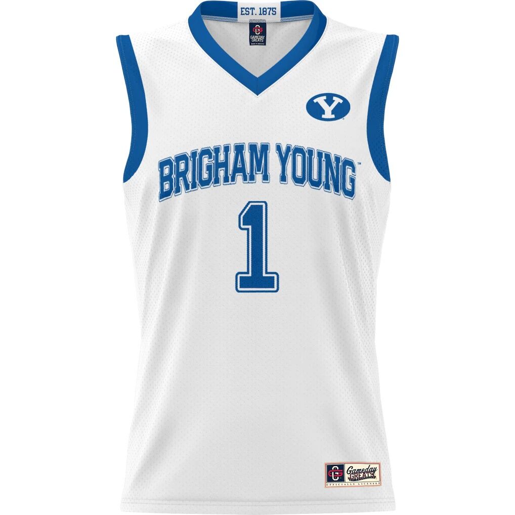 #1  BYU Cougars GameDay Greats  Lightweight Basketball Jersey