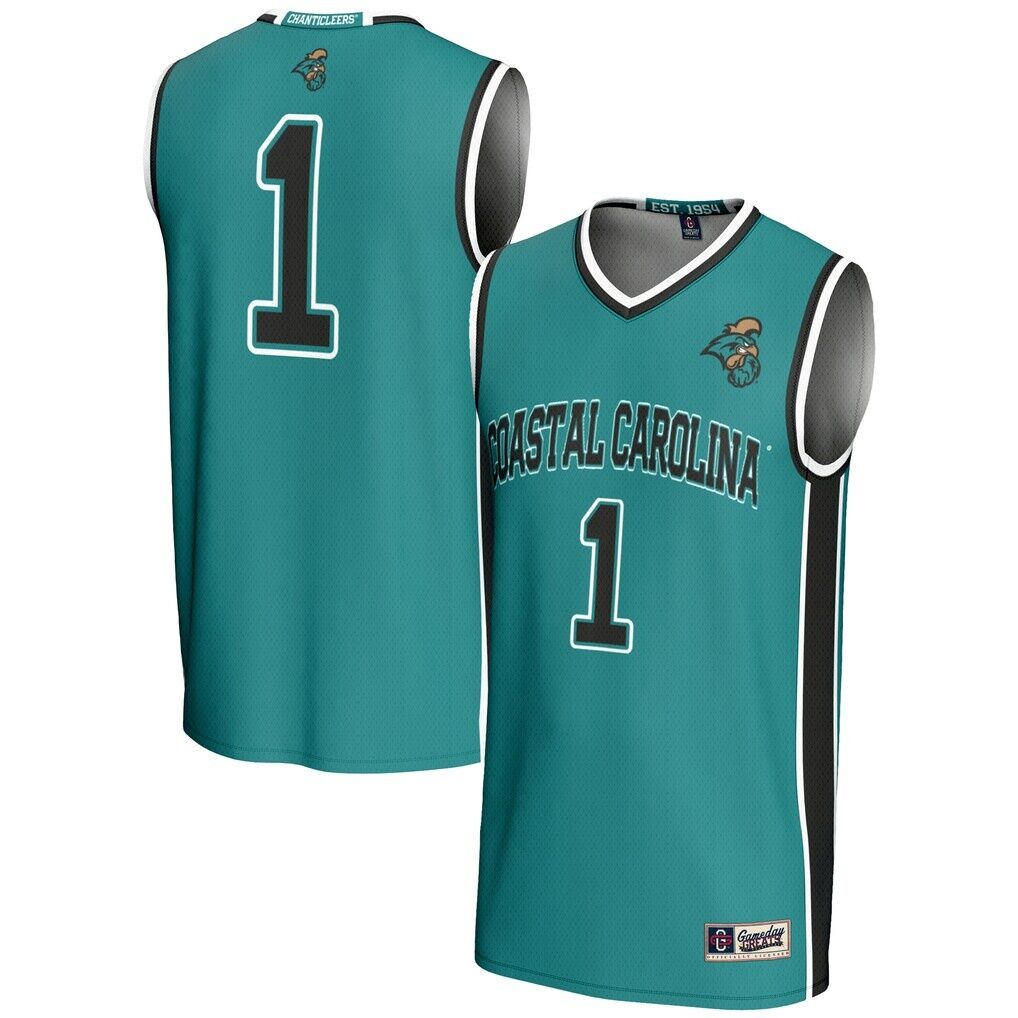 #1  Coastal Carolina Chanticleers GameDay Greats  Lightweight Basketball Jersey - Light Blue