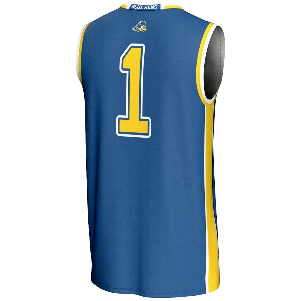 #1  Delaware Fightin' Blue Hens GameDay Greats  Lightweight Basketball Jersey