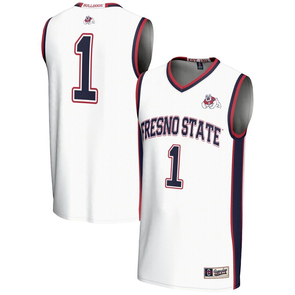 #1  Fresno State Bulldogs GameDay Greats  Lightweight Basketball Jersey