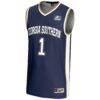 #1 Georgia Southern Eagles GameDay Greats Lightweight Basketball Jersey - Blue - Side View
