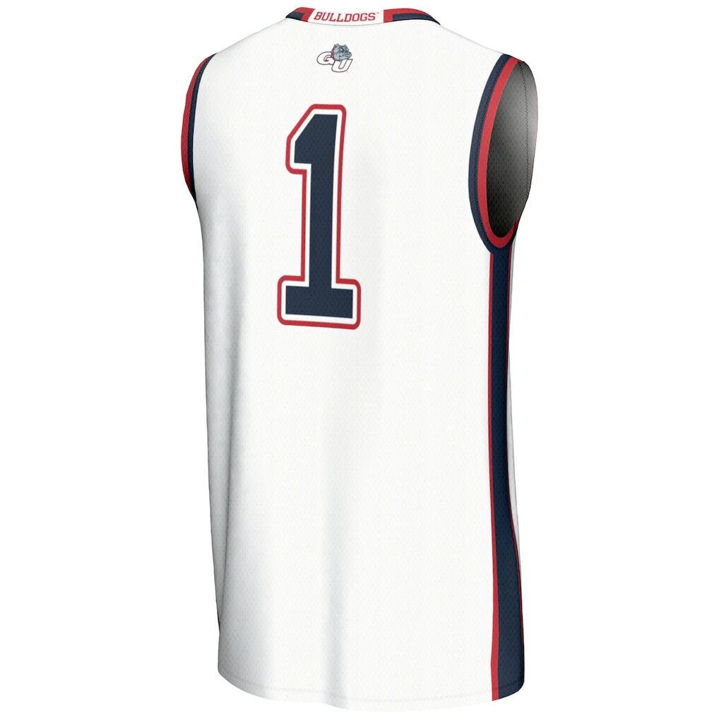#1  Gonzaga Bulldogs GameDay Greats  Lightweight Basketball Jersey