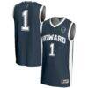 #1 Howard Bison GameDay Greats Lightweight Basketball Jersey - Navy - Front View