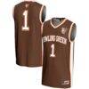 #1 Bowling Green St. Falcons GameDay Greats Youth Lightweight Basketball Jersey - Brown - Front View