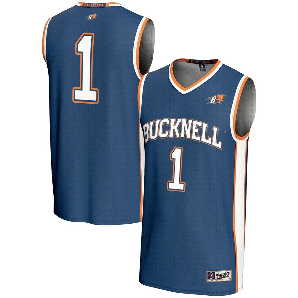 #1 Bucknell Bison GameDay Greats Youth Lightweight Basketball Jersey