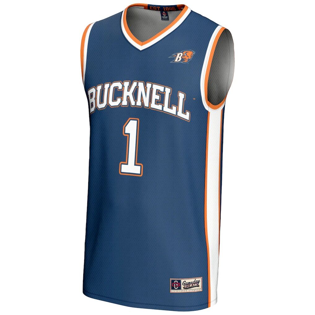 #1 Bucknell Bison GameDay Greats Youth Lightweight Basketball Jersey