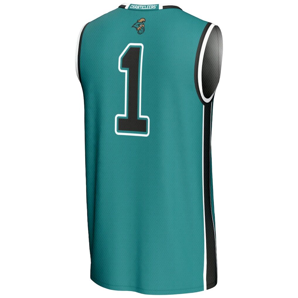 #1 Coastal Carolina Chanticleers GameDay Greats Youth Lightweight Basketball Jersey - Light Blue