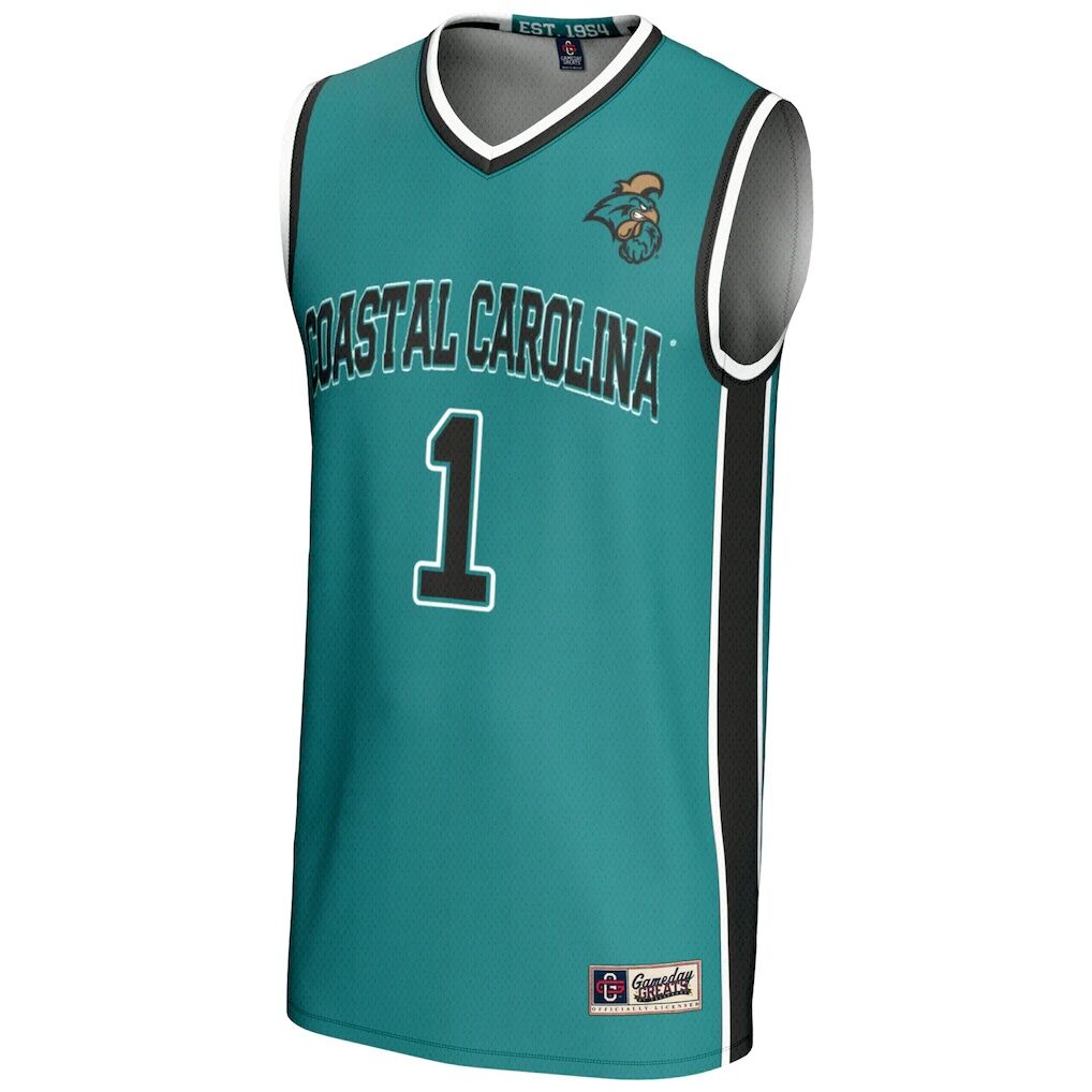 #1 Coastal Carolina Chanticleers GameDay Greats Youth Lightweight Basketball Jersey - Light Blue