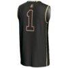 #1 Florida State Seminoles GameDay Greats Youth Lightweight Basketball Jersey - Black - Detail View