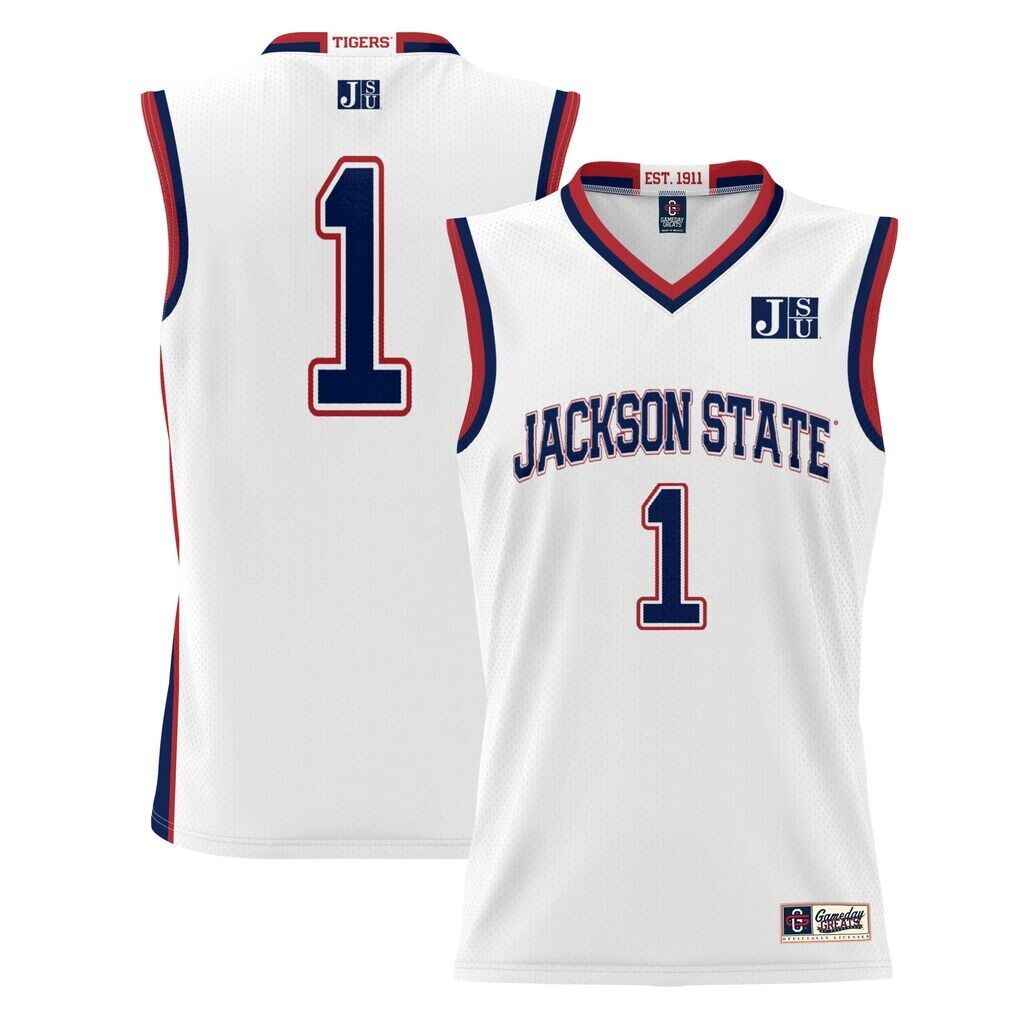 #1 Jackson State Tigers GameDay Greats Youth Lightweight Basketball Jersey