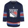 New York Rangers Youth Alternate Replica Jersey - Navy - Side View