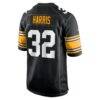 Franco Harris Pittsburgh Steelers Nike Alternate Retired Player Jersey - Black - Detail View