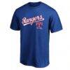Texas Rangers Team Cooperstown Collection Wahconah T-Shirt - Royal - Side View
