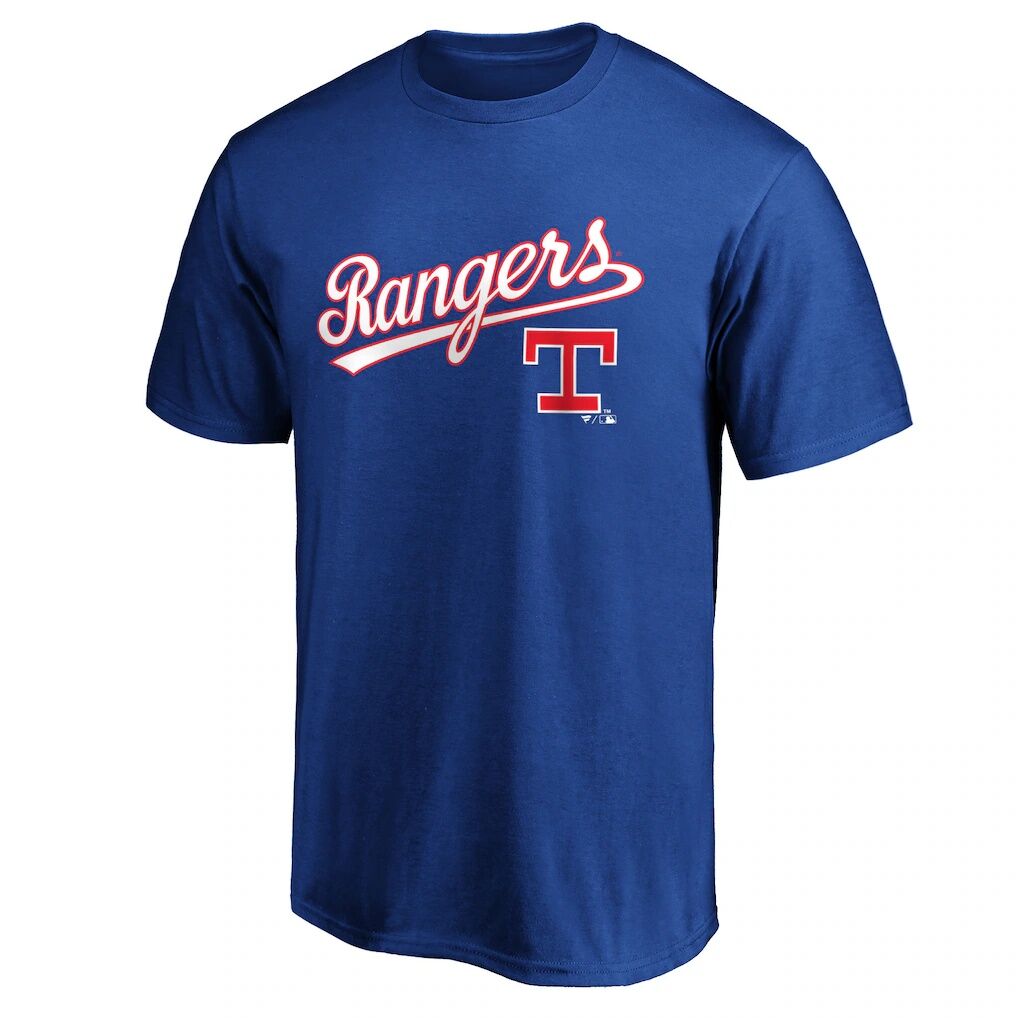 Texas Rangers Team Cooperstown Collection Wahconah T-Shirt – Royal