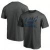 Atlanta Braves Team Primary Pill T-Shirt - Charcoal - Front View