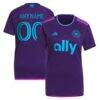 Charlotte FC adidas Women's 2023 Crown Jewel Kit Replica Custom Jersey - Purple - Front View