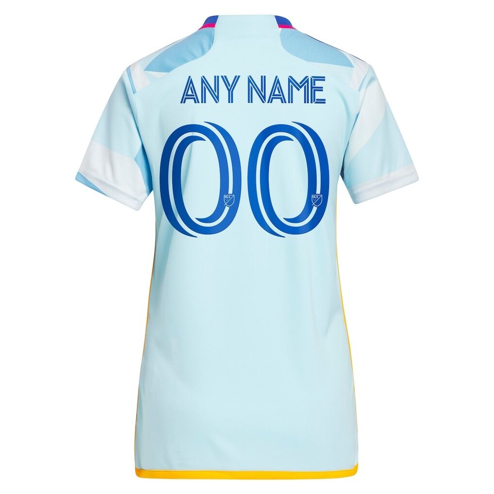 Colorado Rapids adidas Women's 2023 New Day Kit Replica Custom Jersey - Light Blue