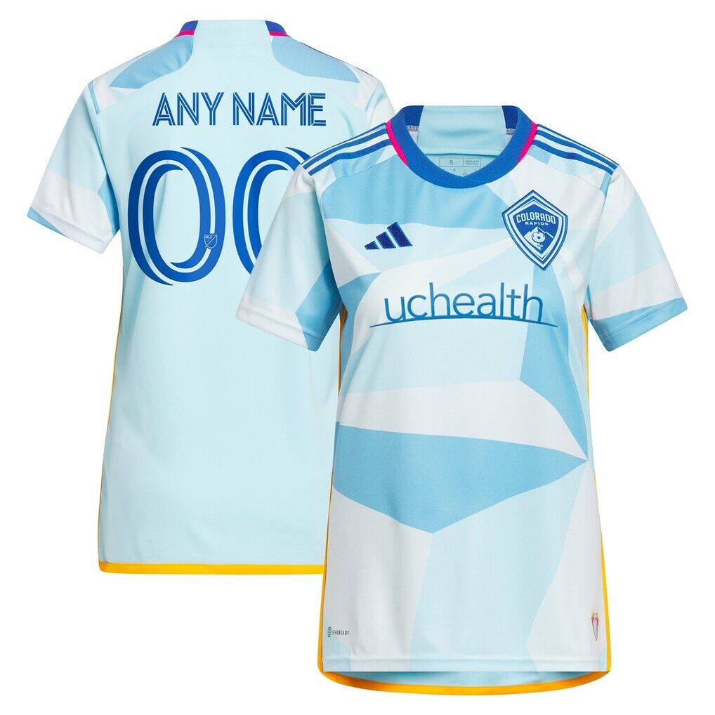 Colorado Rapids adidas Women's 2023 New Day Kit Replica Custom Jersey - Light Blue