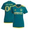 LA Galaxy adidas Women's 2023 LA Kit Replica Custom Jersey - Green - Front View