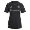 Nashville SC adidas Women's 2023 Man In Black Kit Replica Custom Jersey - Black - Side View