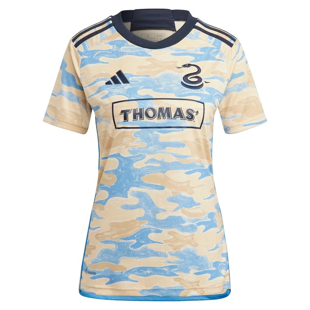 Philadelphia Union adidas Women's 2023 For Philly Replica Custom Jersey - Tan