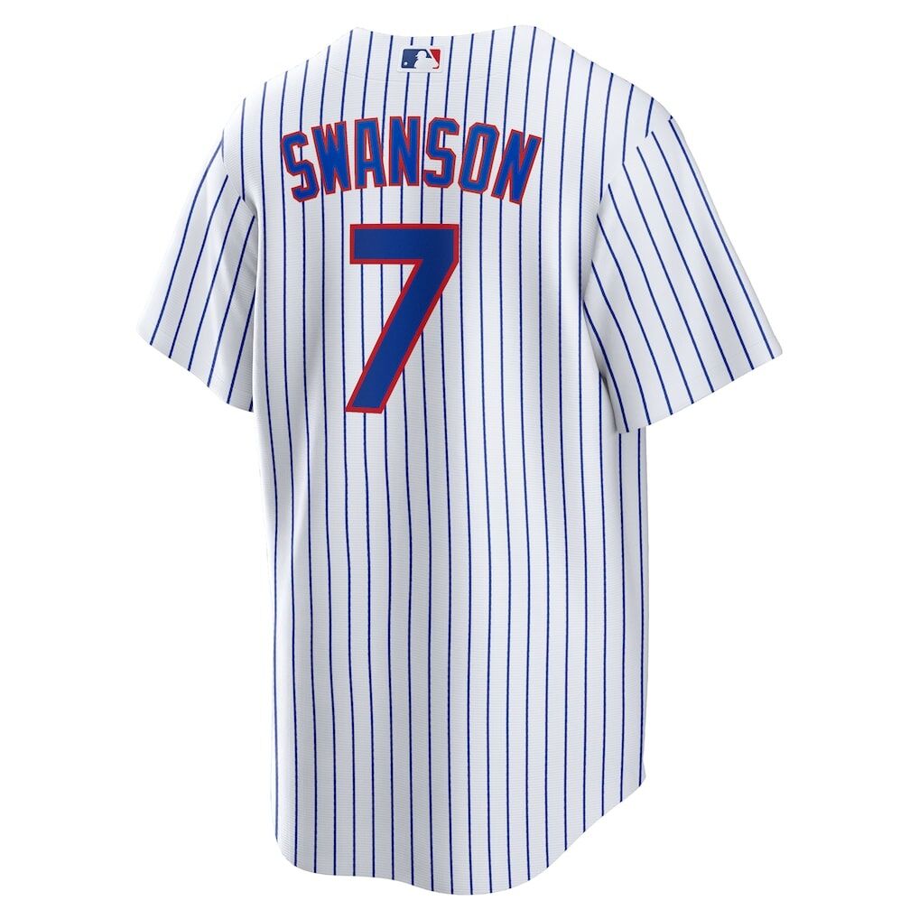 Dansby Swanson Chicago Cubs Nike Replica Player Jersey