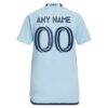 Sporting Kansas City adidas Women's 2023 Hoops 4.0 Replica Custom Jersey - - Detail View
