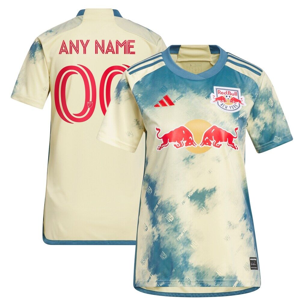 New York Red Bulls adidas Women's 2023 Daniel Patrick Kit Replica Custom Jersey