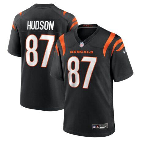 Tanner Hudson Cincinnati Bengals Nike Home Game Player Jersey - Black - Front View