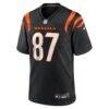 Tanner Hudson Cincinnati Bengals Nike Home Game Player Jersey - Black - Side View